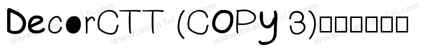 DecorCTT (COPY 3)字体转换